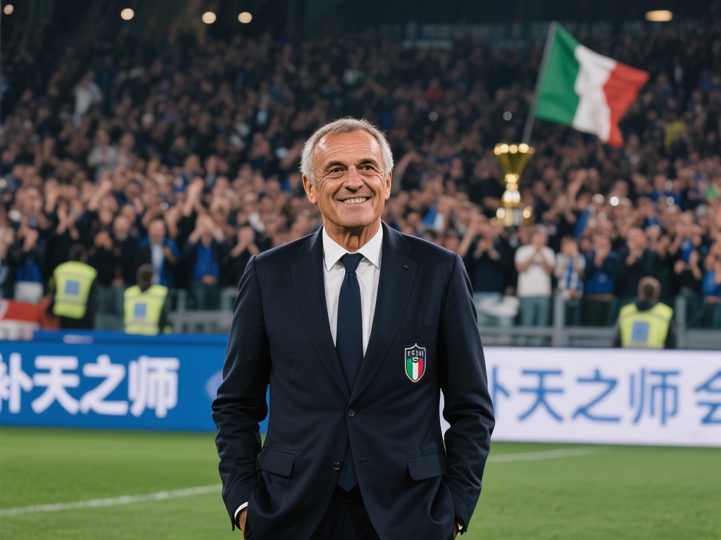 73岁传奇拉涅利泪洒告别：7万人歌颂补天英雄